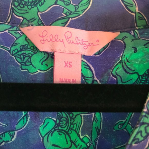 Lilly Pulitzer Blouse Size- XS - Picture 2 of 2